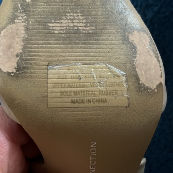 Sz 6 ⭐️ French Connection d’orsay heels — beige and studded - Picture 9 of 10